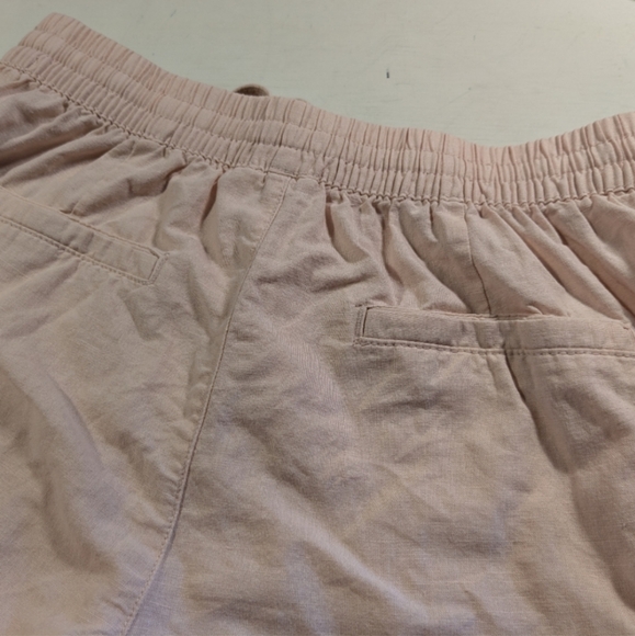 🩷 GAP Linen-Cotton Blend High Rise Utility Joggers, S - Picture 7 of 14